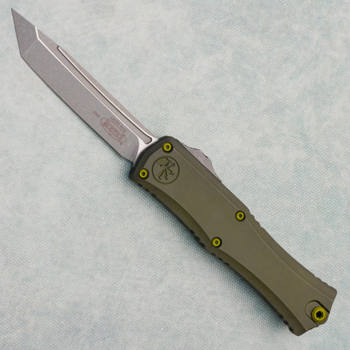 Microtech Hera II Mini T/E Distressed Grenade Green Apocalyptic Standard 1704M-10DGG-U25