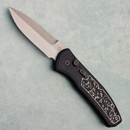 Gerber Empower Auto Black Handle w/ Black/White Armor Inlay Stonewash Blade 30-001323N (Pre-owned)