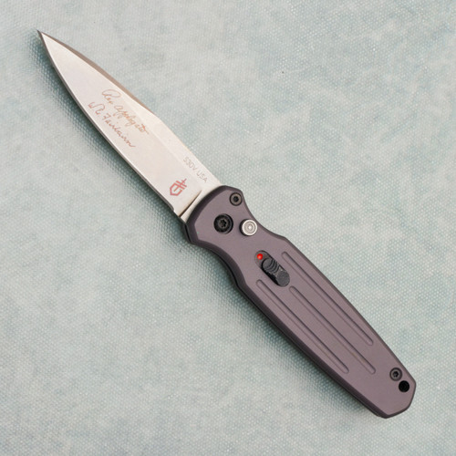 Gerber Mini Covert Auto Grey Handle Stonewash Blade (Pre-owned)