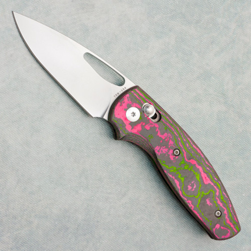 Three Rivers Manufacturing TRM Bulldog Rev. B River-LOK 3D Watermelon Sugar Camo Carbon Handles Stonewashed MagnaCut Blade