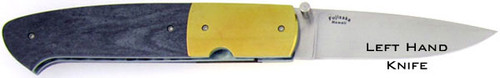 Stan Fujisaka Custom Liner Lock Left Handed Giraffe Bone & Titanium
