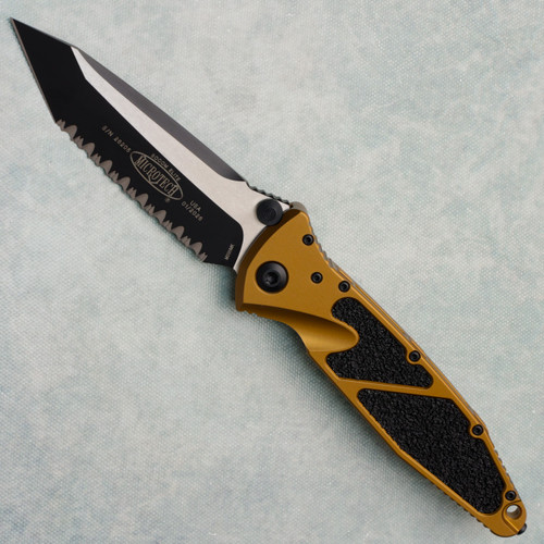Microtech Socom Elite Manual T/E Tan Full Serrated 161-3TA