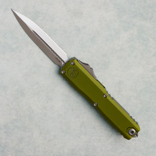 Microtech UTX-70 Gen IV D/E OD Green Stonewash Standard 11474-10OD