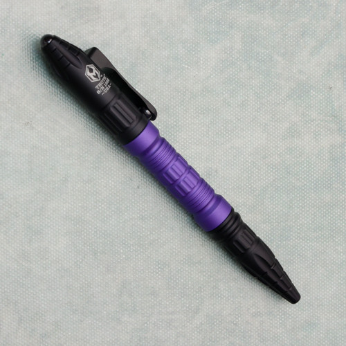 Heretic Knives Thoth Modular Bolt Action Pen Aluminum w/ Purple Aluminum Barrel  H038-AL-PU (Pre-owned)