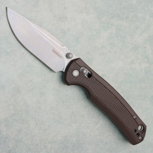 Kershaw Maneuver DuraLock Earth Brown GFN Handle Stonewash Blade 1438
