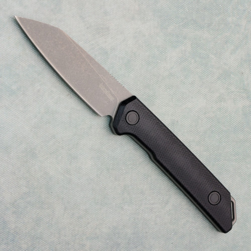 Jakeb Creates O Tickler Fixed Blade Natural Linen Micarta Handles