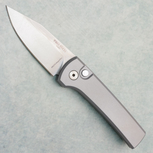 Pro-Tech Chaves Scapegoat Compact Grey Handles Stonewash MagnaMax Blade CCKSS26.SCAPEGOAT.1 (Consignment)