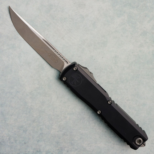 Microtech Ultratech ZBP S/E Black Handle Stonewash Standard 1121-10 (Consignment)