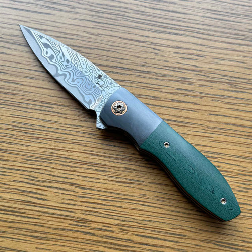 Kirby Lambert Custom Ghost Folder Technocarbo Handle w/ Black