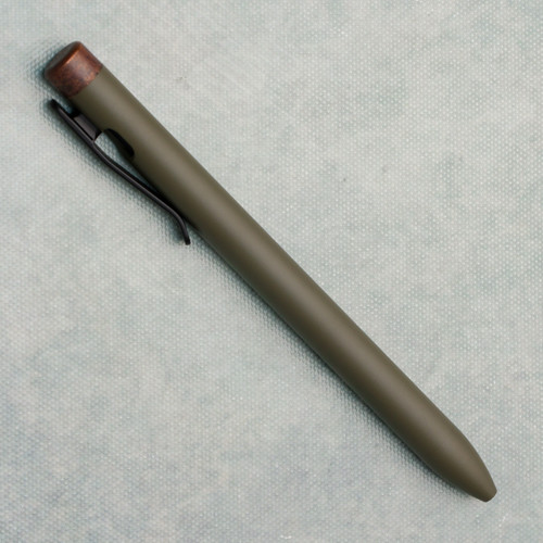 Tactile Turn Clip Action Pen Titanium CWF Moss