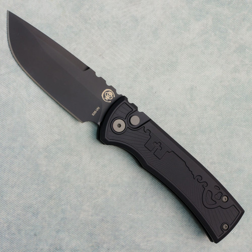 Chaves Pro-Tech S/E Redencion 229 Black Skull Key Handles DLC Blade