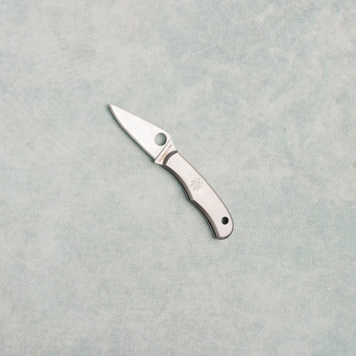 Spyderco Bug Micro Slip Joint Stainless Steel Handles Satin Blade C133P (Pre-owned)