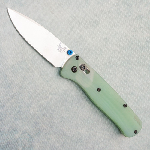 Benchmade Bugout Axis Lock Flytanium Jade G-10 Handle Satin Blade (Pre-owned)