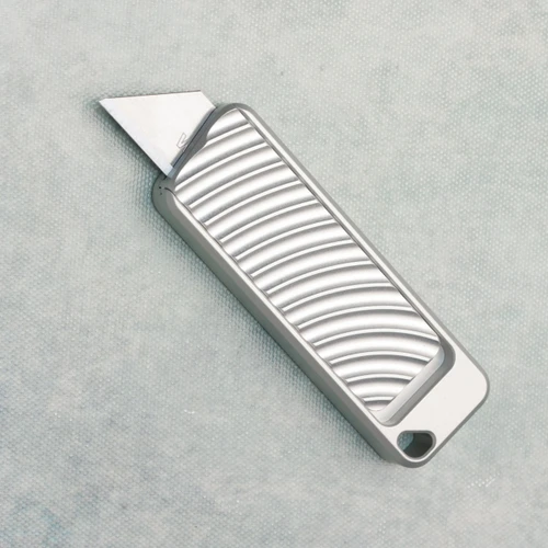 Rivery Manufacturing Zero-G Magnetic Utility Knife Original Gray Aluminum Handles