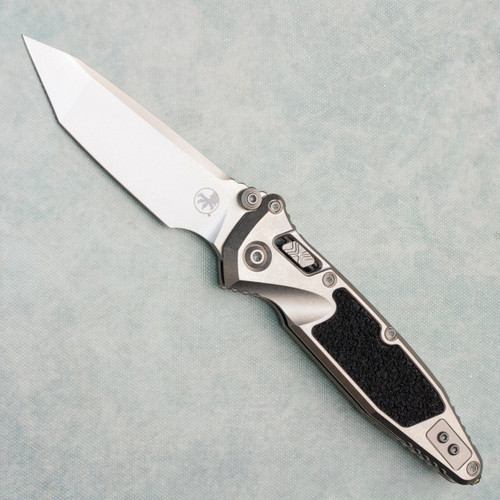 Microtech Marfione Select Socom Ram-Lok Tanto Titanium Handle w/ Textured Inlays Stonewash Standard Bronze Titanium Accent 161RL-10MS2