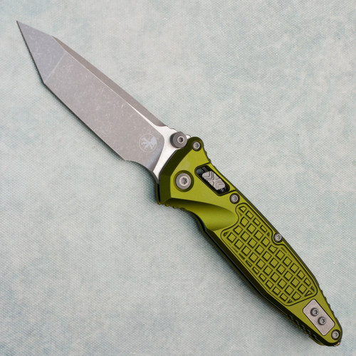 Microtech Socom Ram-Lok T/E OD Green Frag Aluminum Handle Apocalyptic Standard 161RL-10APFROD