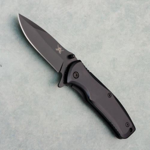 Skallywag Tactical Mini Jack Assisted Frame Lock Black Handles Black Blade