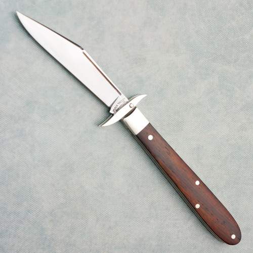 Tuna Valley Cutlery Co Mountain Cougar Cocobolo Rosewood Satin Clip Point 154CM Blade