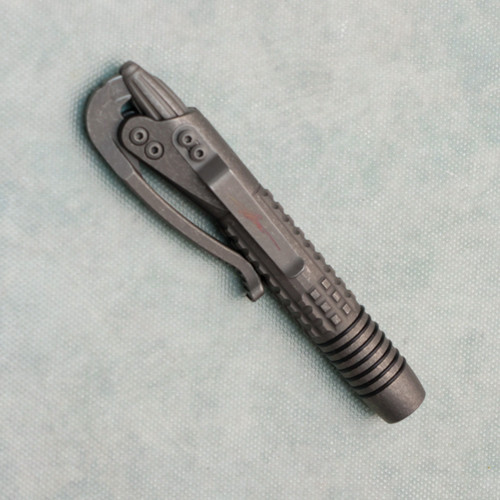 Microtech Siphon II Pen Claw Apocalyptic Titanium Frag Signature Series 401-TIFR-APCS