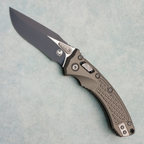 Microtech Amphibian Mini RAM-LOK S/E Frag Natural Clear Aluminum Standard 137MRL-1FRNC