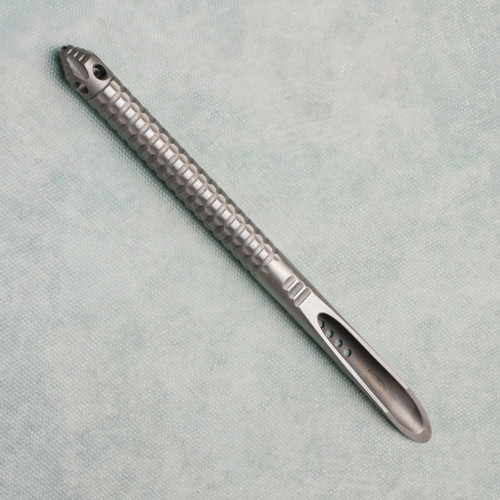Microtech TAC-P Mini Kubaton Self Defense Tool Stainless Steel Stonewash 112M-10