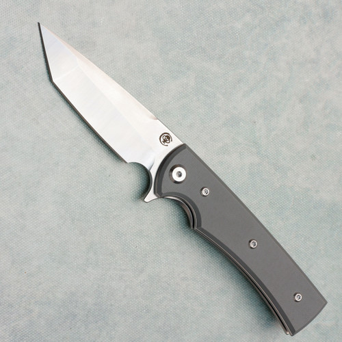 Chaves Knives Blue Label Liberation Street Tanto Grey G-10 Handles Satin Elmax Blade