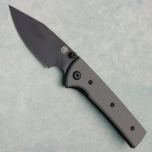 Chaves Knives Blue Label Scapegoat Street Grey G-10 Handles Black Blade