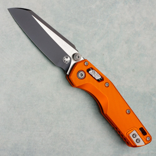 Microtech MSI Mini RAM-LOK Fluted Orange Standard 210M-1FLOR