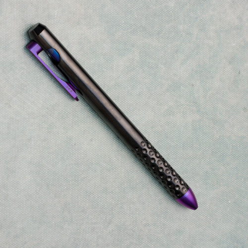 Hypercut Manufacturing Nackt Clip Bolt Action Zirconium w/ Purple Clip & Tip