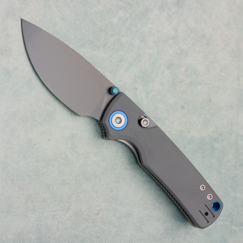 Vosteed Porcupine Top Liner Lock Gray G10 Handle Gray Blade A2612