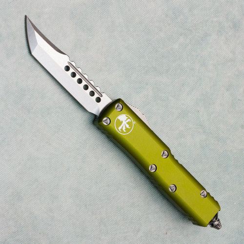 Microtech UTX-85 Hellhound OD Green Stonewash Standard Signature Series 719-10ODS (Pre-owned)