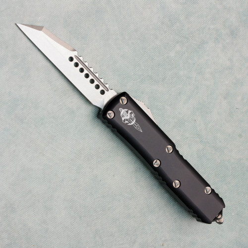 Microtech UTX-85 Warhound Black Stonewash Standard Signature Series 719W-10S (Pre-owned)