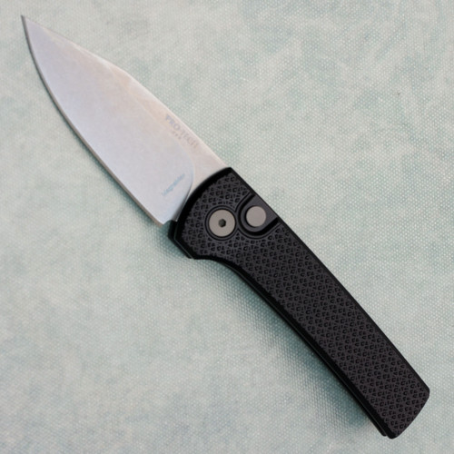 Pro-Tech Chaves Scapegoat Compact Black Carbide Textured Handles Stonewash MagnaMax Blade RCS1105