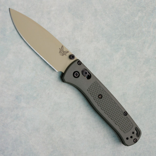 Benchmade Bugout Axis Lock Dark Olive Grivory Handle Desert Verde Cerakote Blade 535TN-11 (Pre-owned)