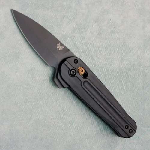 Benchmade Lowden Axis Lock Flipper Black G10 Handles Black S90V Blade 491BK-02