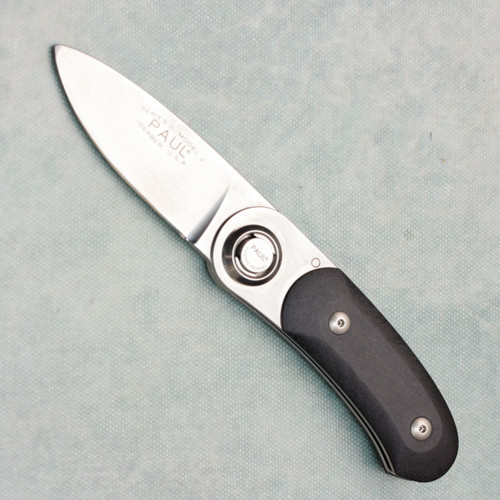 Gerber Paul Knife Series II Model 2 Black Resin Handles Stonewash Blade