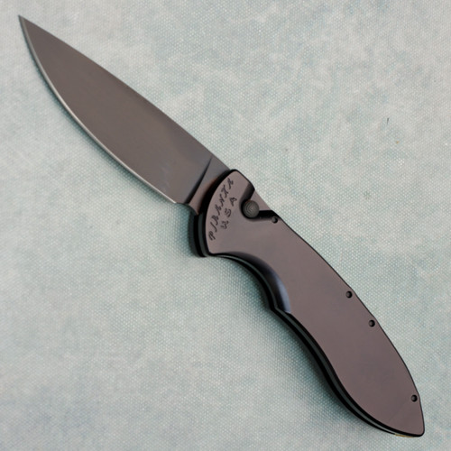 Piranha Fusion Auto S/E Black Aluminum Handle Tactical Black Blade