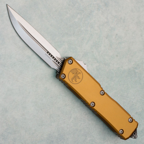 Microtech Scarab II Executive Generation III D/E-S Tan Stonewash Standard 1181-10TA
