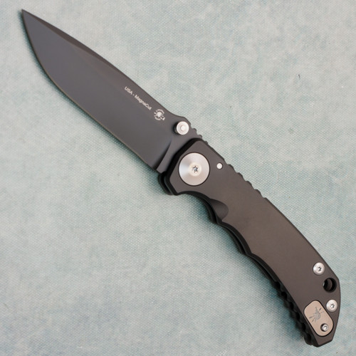 Spartan Blades Harsey Folder SHF Black Titanium Handle Black MagnaCut Blade SF5BK