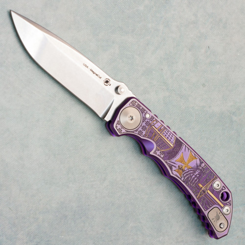 Spartan Blades Harsey Folder SHF 2026 Uncle Sam Titanium Handle