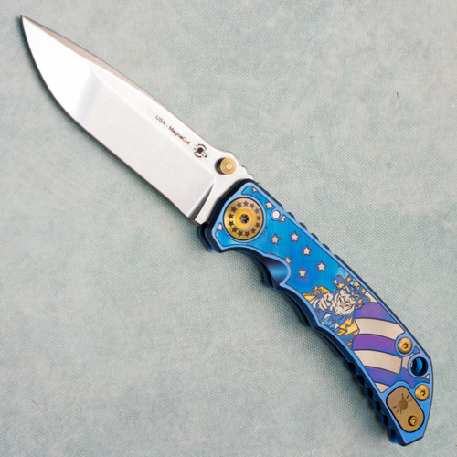 Spartan Blades Harsey Folder SHF 2026 Uncle Sam Titanium Handle Stonewash MagnaCut Blade