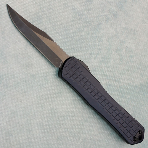 Heretic Knives Manticore X Bowie Black Tactical Frag Handle DLC Standard Blade H030BF-6A-T (Pre-owned)