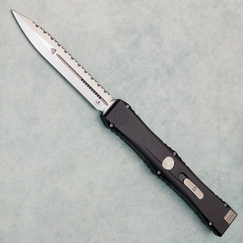 Microtech Marfione Select Nemesis IV D/E Stonewash Full Serrated 1152-12MS1