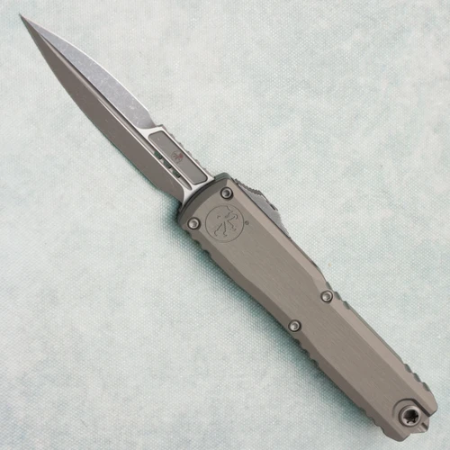 Microtech Ultratech Gen III ZBP Bayonet Natural Clear Apocalyptic Standard 1120-10APNC