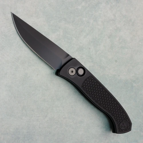 Pro-Tech Brend Classic Auto Diamond Textured Black Handle DLC MagnaCut Blade WB1106