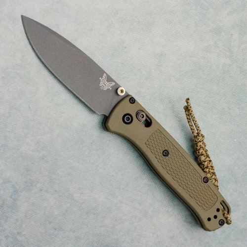 Benchmade Bugout Axis Lock Ranger Green Handle Gray Cerakote Blade Lynch Clip 535GRY-1 (Pre-owned)