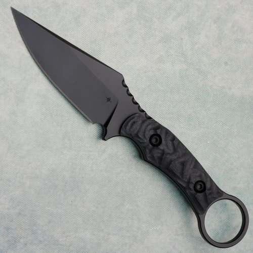 Toor Knives Vandal Fixed Blade SOCOM Black G-10 Handle Black Blade