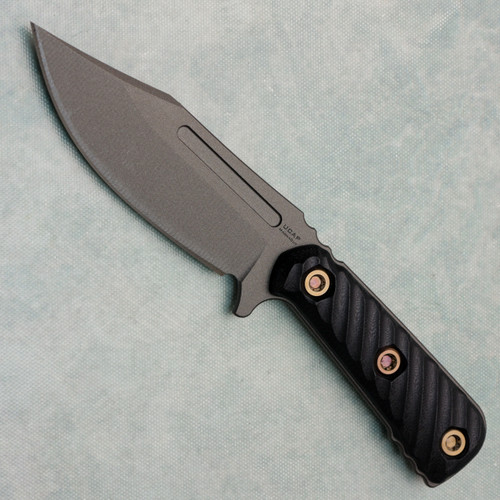 RMJ USA Combat Africa Fixed Blade Black G10 Handle Tungsten