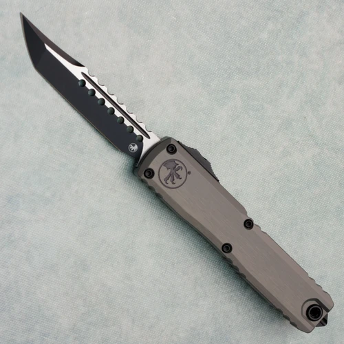 Microtech Ultratech Gen III ZBP Hellhound Natural Clear Standard Signature Series 1119-1NCS (Consignment)
