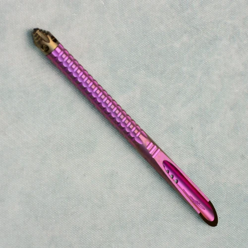 Microtech Marfione Select TAC-P Mini Kubaton Self Defense Tool Royal Purple 112M-MS6
